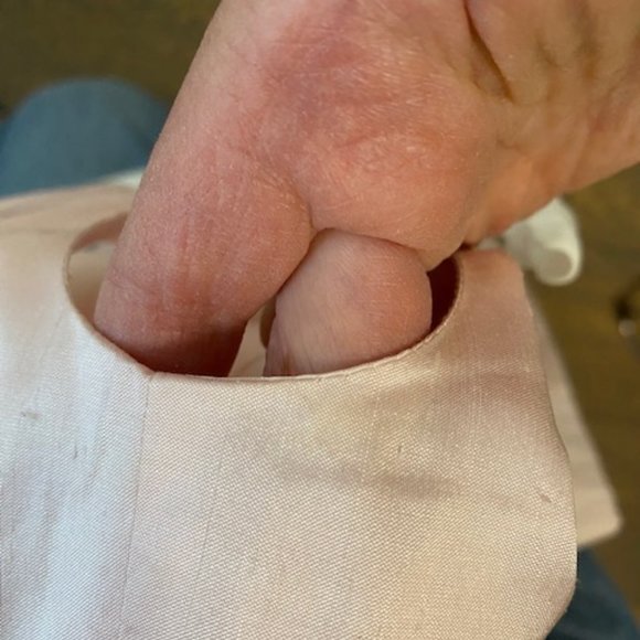 Raw Silk Skirt, Tank and Jacket Set, Baby Pink, Size 4 - Picture 12 of 12